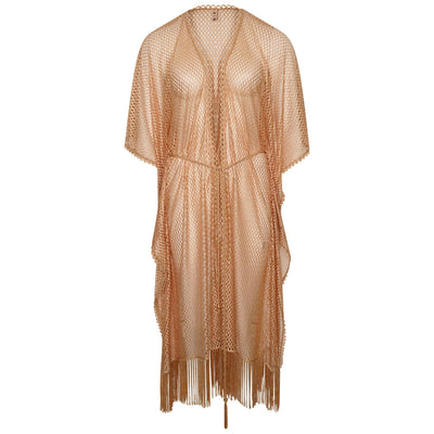 NAIA Rose Gold Mesh Kaftan - Beach 2 Bar London