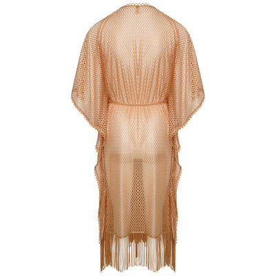 NAIA Rose Gold Mesh Kaftan - Beach 2 Bar London