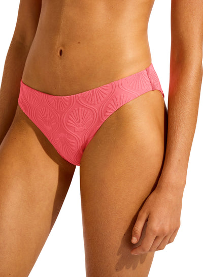 Seafolly Luna Hipster Pant In Coral
