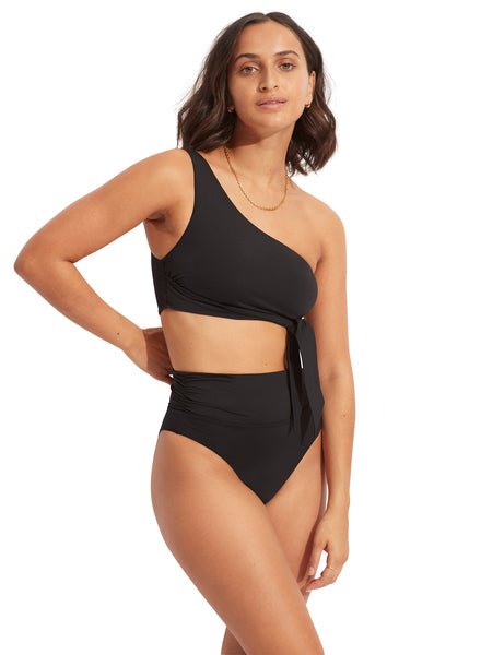 Seafolly Collective One Shoulder Top - Beach 2 Bar London