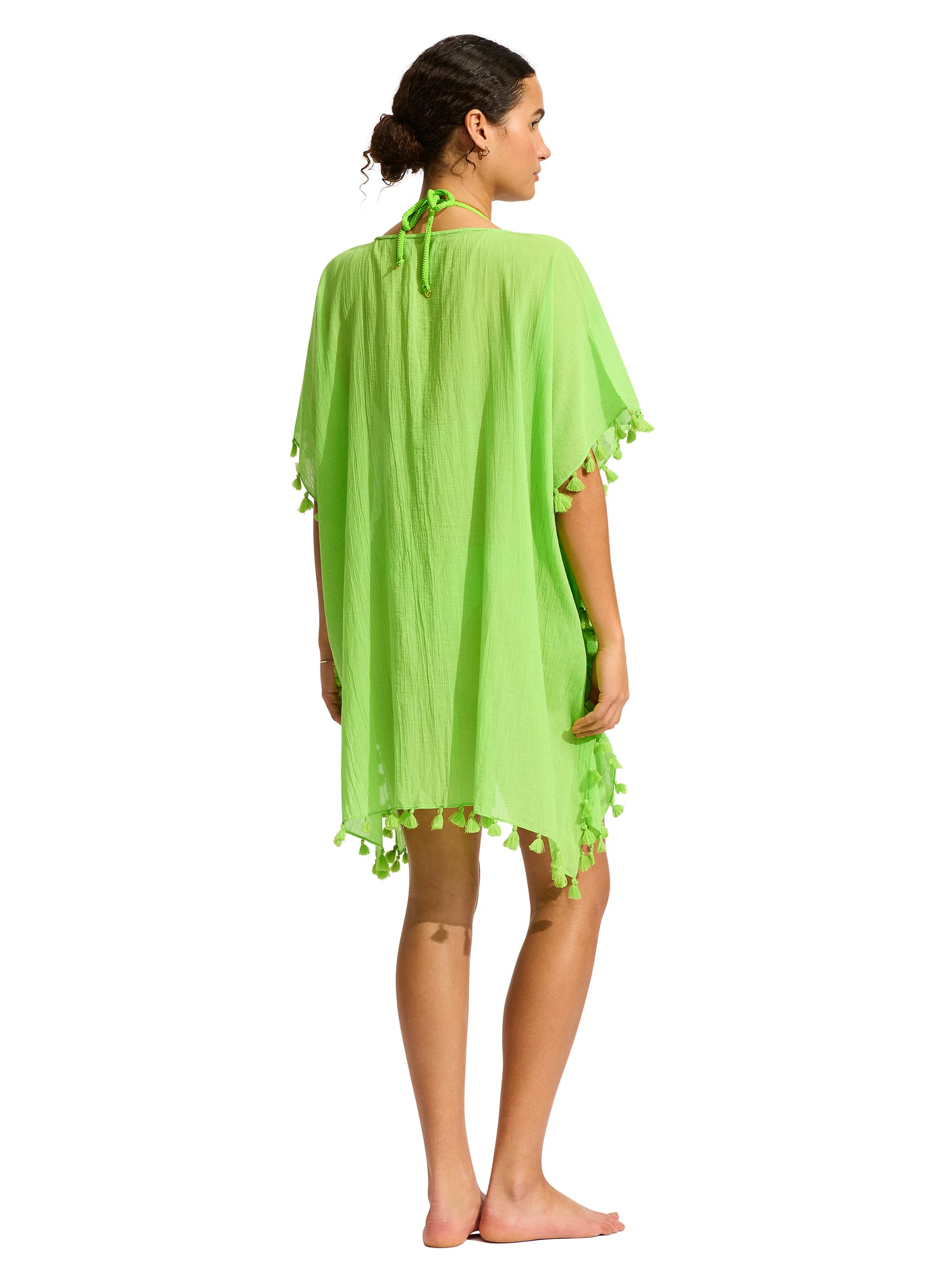 Seafolly Amnesia Kaftan In Jasmine Green