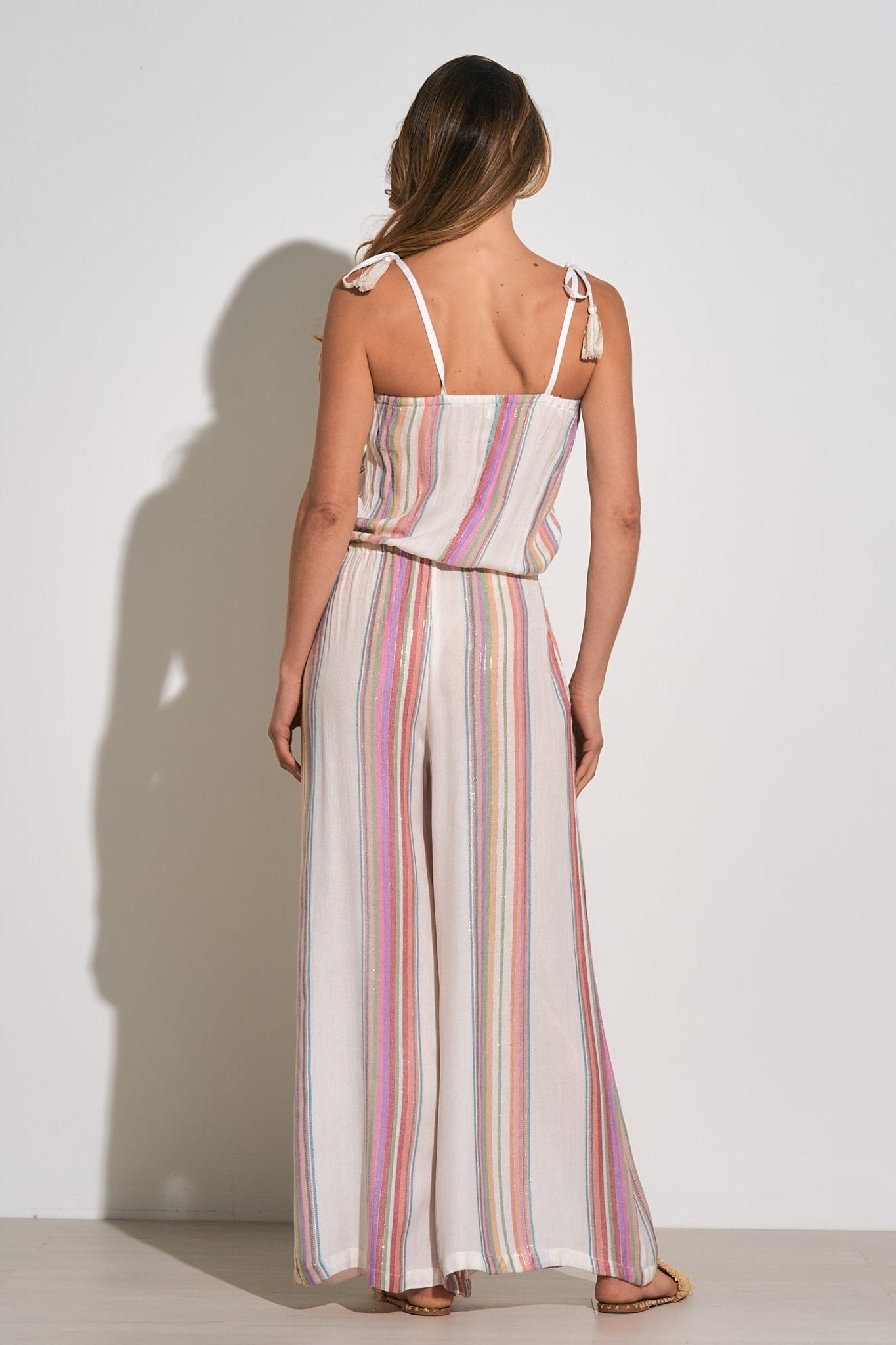 Elan Stripe Jumpsuit - Beach 2 Bar London