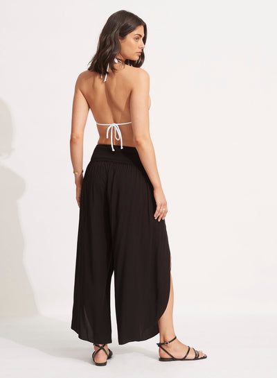 Seafolly Shirred Waist Wrap Pant - Beach 2 Bar London