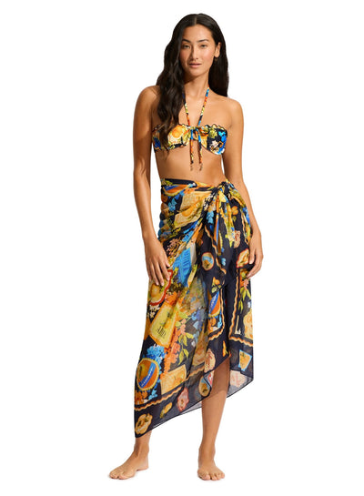 Seafolly Ciao Bella Sarong - Beach 2 Bar London