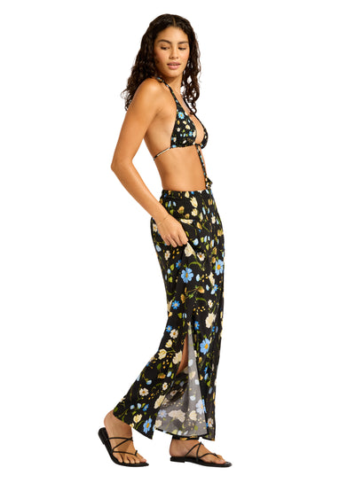 Seafolly  Modern Romance Shirred Waist Wrap Trouser