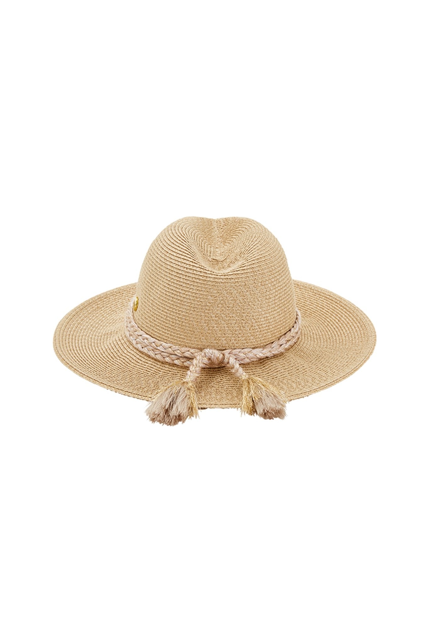 Seafolly Gold collapsible Fedora - Beach 2 Bar London