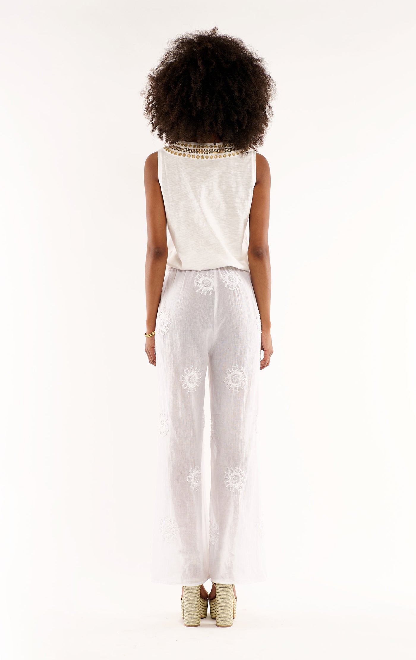 Wild Gabin Trouser In White