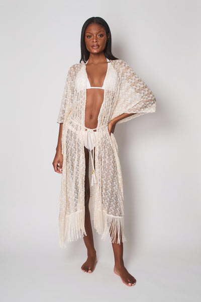 Naia Beach Mykonos Knit Kaftan