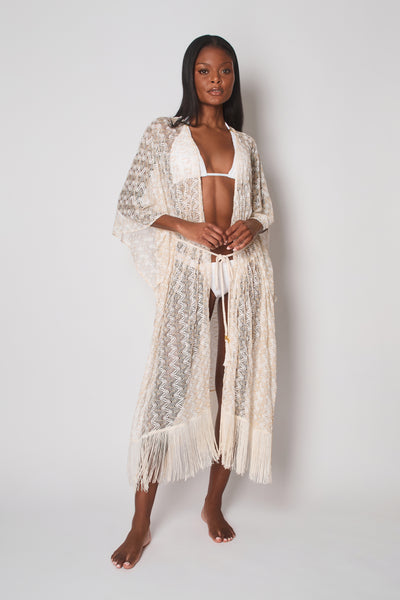 Naia Beach Mykonos Knit Kaftan
