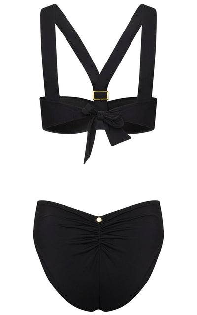 Naia Selene Black Bikini Top - Beach 2 Bar London