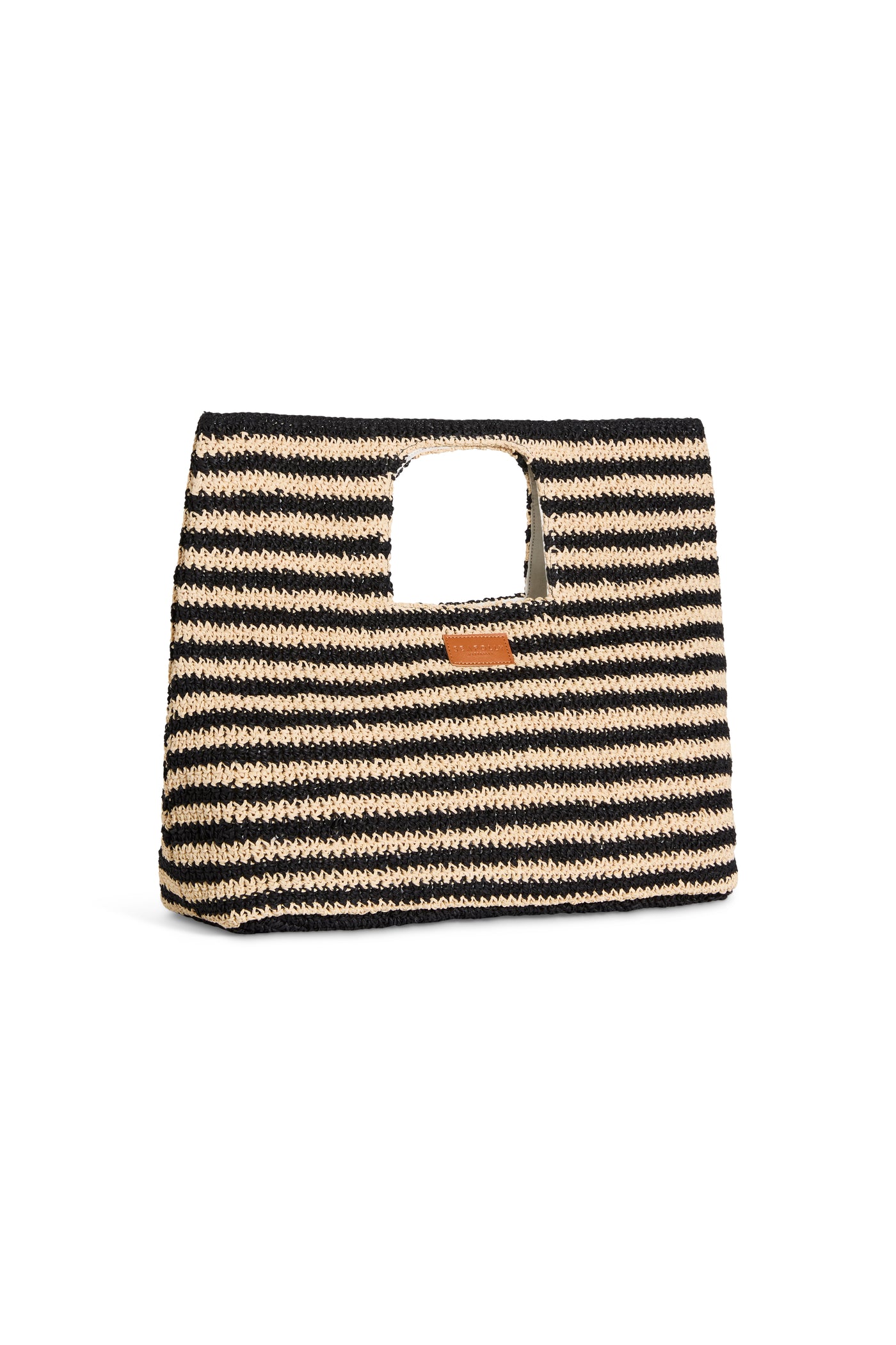 Seafolly Raffia Stripe Basket Bag