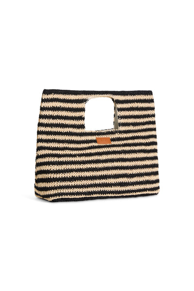 Seafolly Raffia Stripe Basket Bag