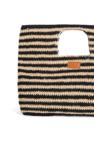Seafolly Raffia Stripe Basket Bag