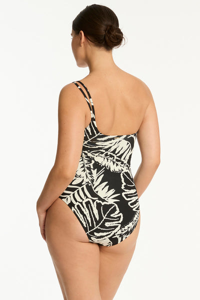 Sea Level Jungle Book One Shoulder Ring One Piece