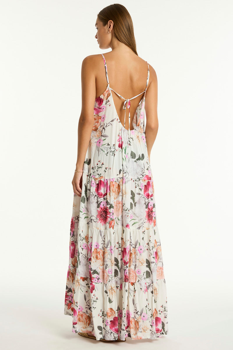 Sea Level Belle tiered Maxi Sundress