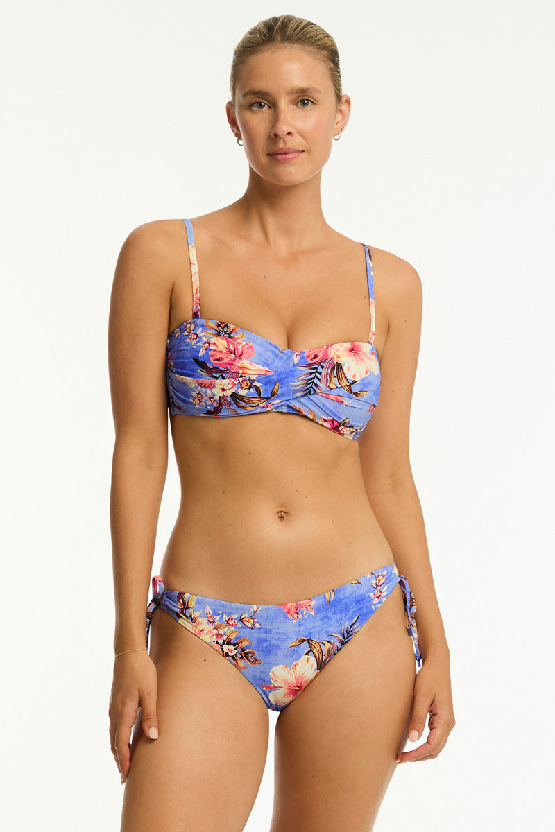 Sea Level Blue Hawaii Twist Bandeau