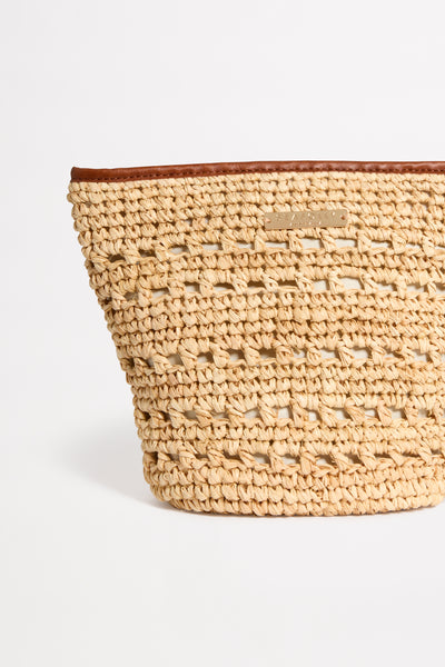 Seafolly Savona Pouch Bag In Natural