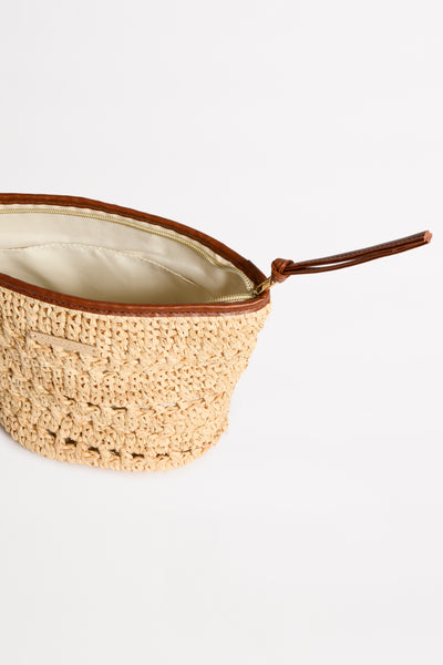 Seafolly Savona Pouch Bag In Natural