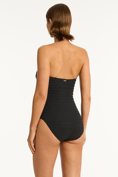 Sea Level Palisades V Bandeau One Piece - Beach 2 Bar London