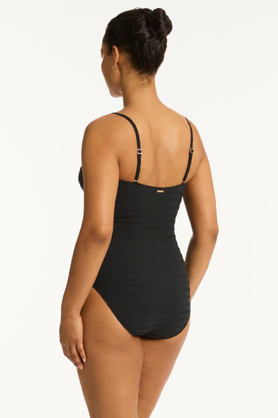 Sea Level Palisades V Bandeau One Piece - Beach 2 Bar London