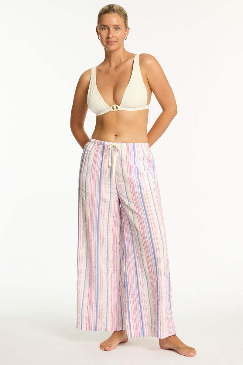 Sea Level Boho Stripe Trouser
