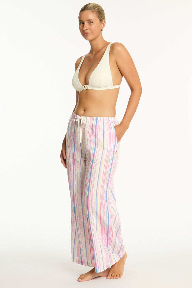 Sea Level Boho Stripe Trouser