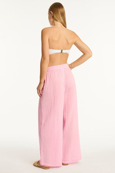 Sea Level Sunset Beach Pant In Pink - Beach 2 Bar London