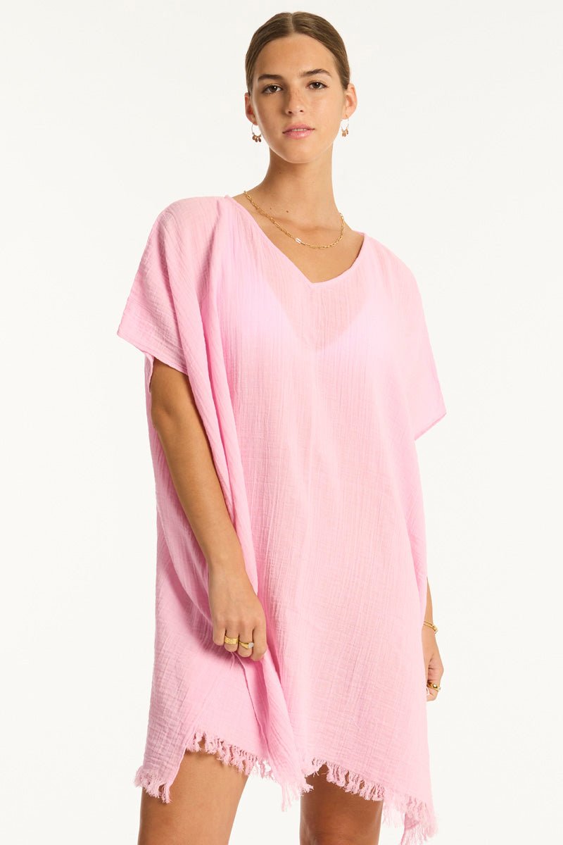 Sea Level Kaftan In Pink - Beach 2 Bar London