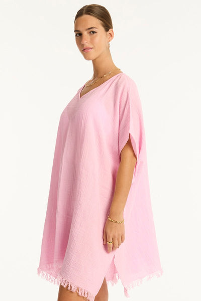 Sea Level Kaftan In Pink - Beach 2 Bar London