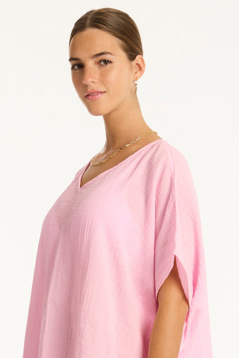 Sea Level Kaftan In Pink - Beach 2 Bar London