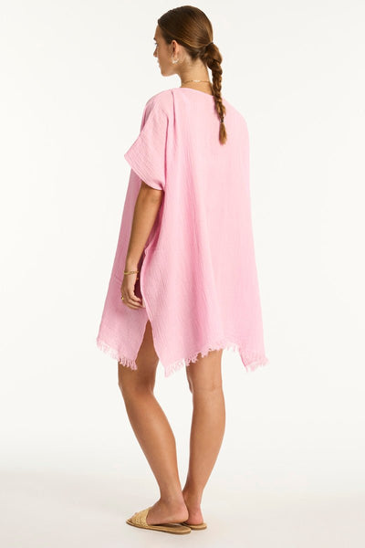 Sea Level Kaftan In Pink - Beach 2 Bar London