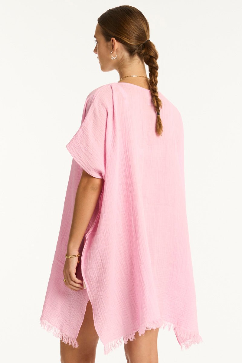 Sea Level Kaftan In Pink - Beach 2 Bar London