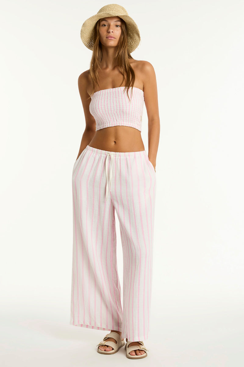 Sea Level Boho Stipe Surf Pant