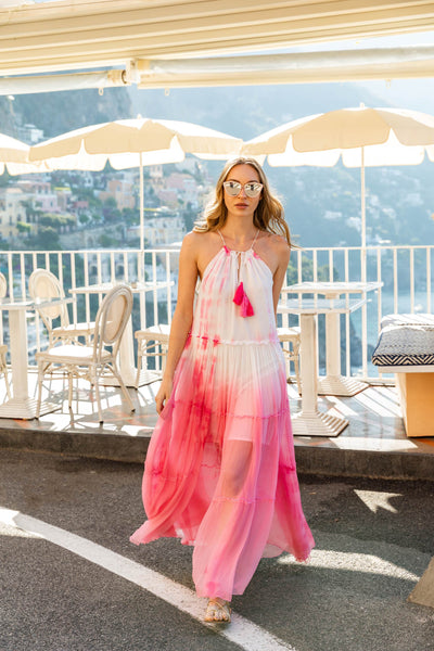 Lindsey Brown Santorini Dress In Pink