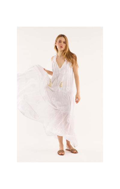 Wild Isidore Dress In White