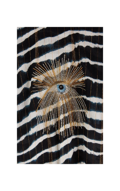 Wild Aaron  Embellished Tie Dye Beach Cover Up