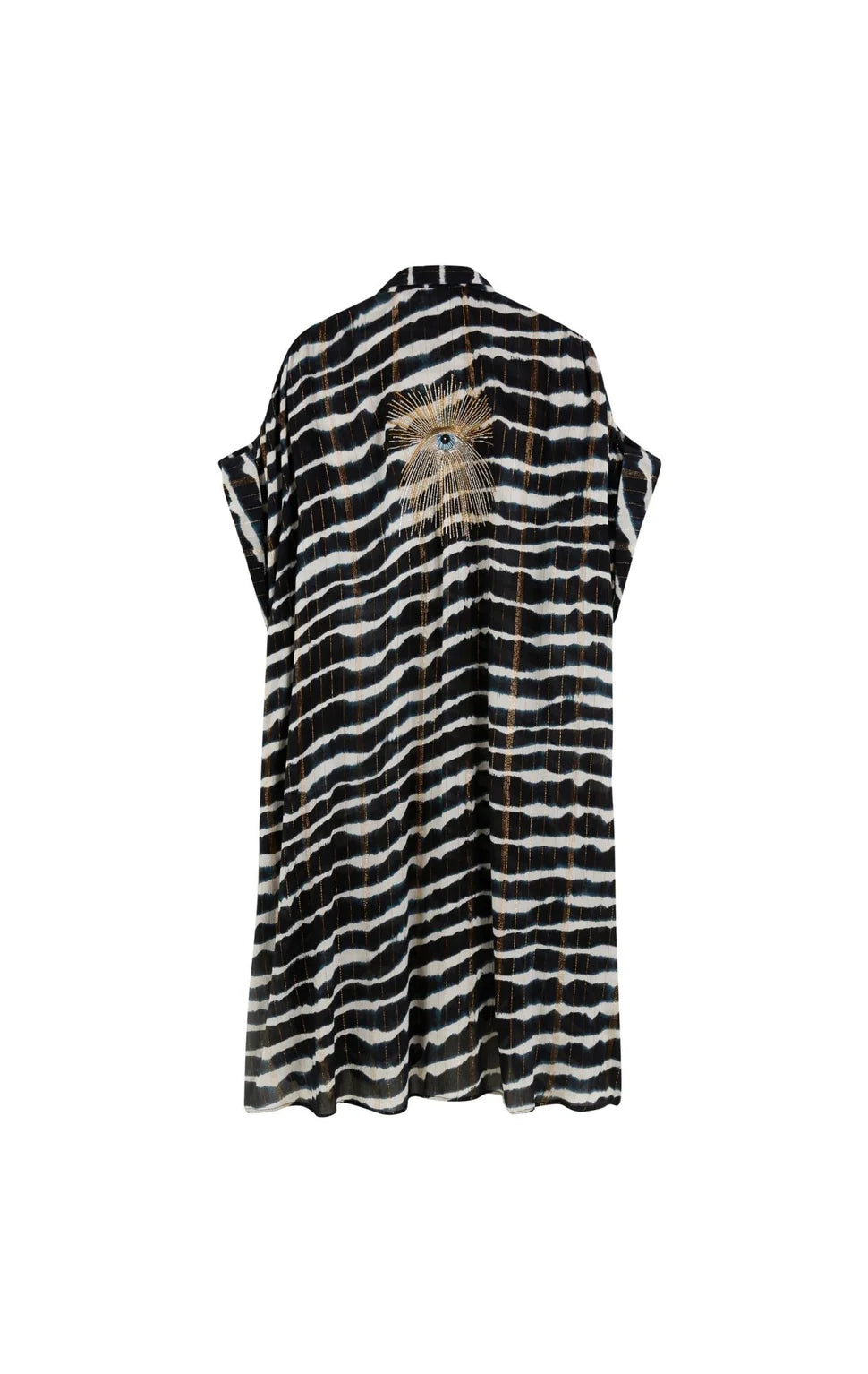 Wild Aaron  Embellished Tie Dye Beach Cover Up