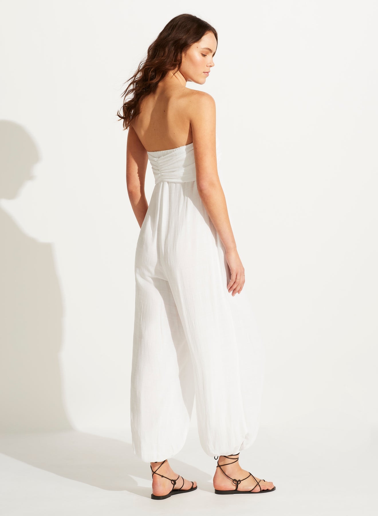 Seafolly Dunes Jumpsuit in White