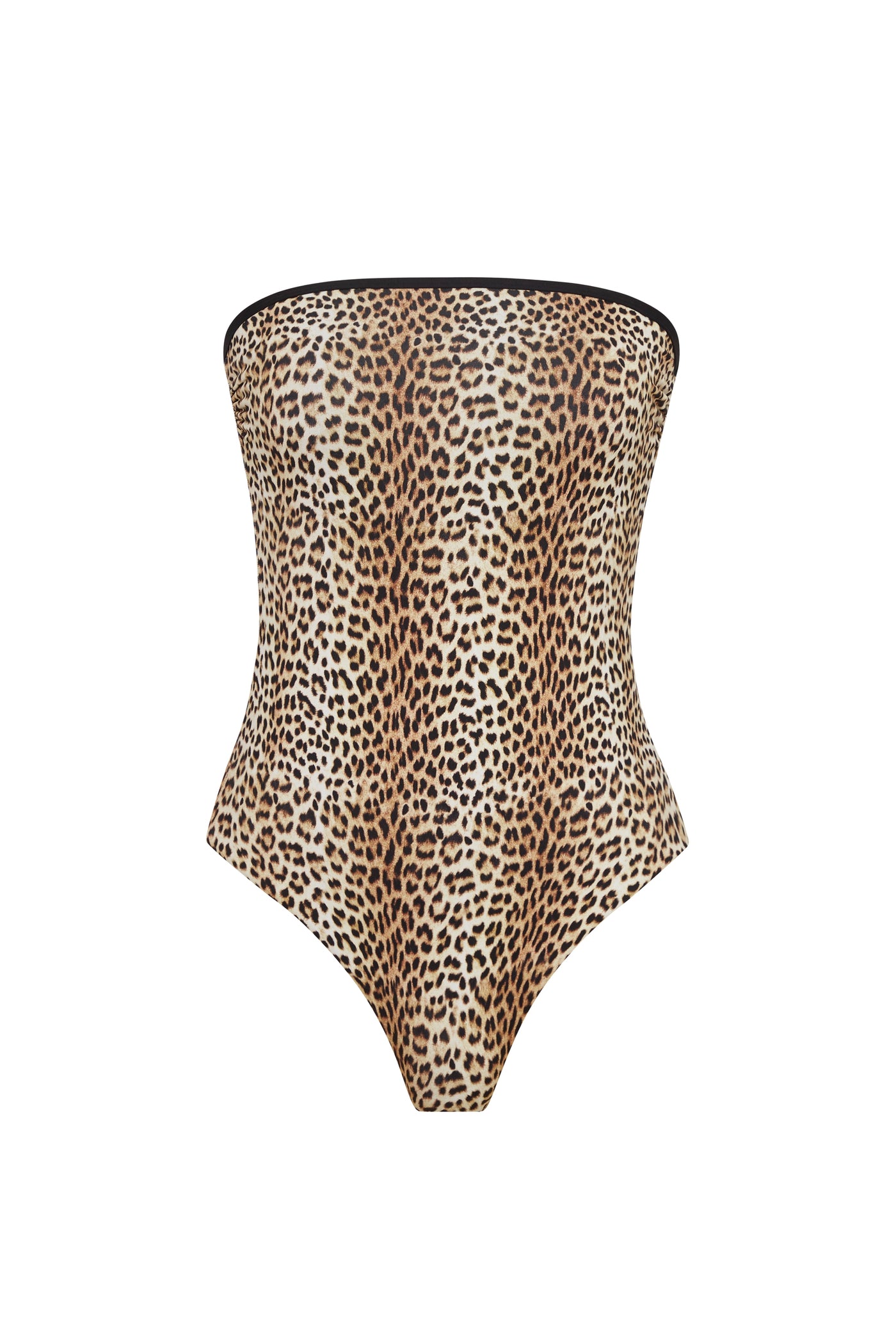 Monte And Lou Animal Reversible Bandeau One Piece FINAL SALE